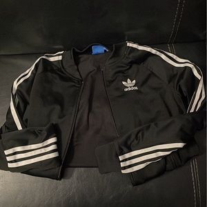 XS adidas black track jacket